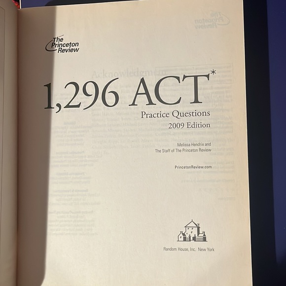 The Princeton Review 1,296 ACT Practice Questions - Picture 4 of 5